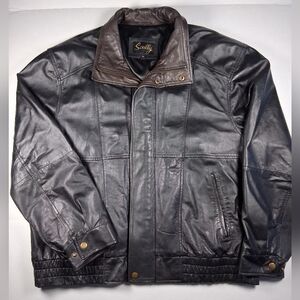 Scully Leather Jacket Mens Size XL Full Zip